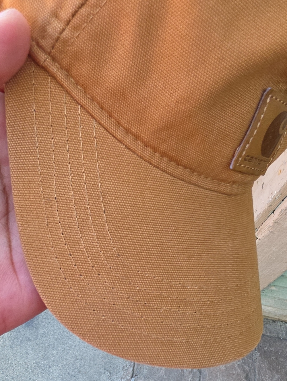 Carhartt Men’s Brown/Tan Workwear Logo Cap - Picture 12 of 12